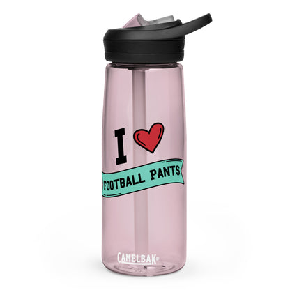 I <3 Football Pants Sports water bottle