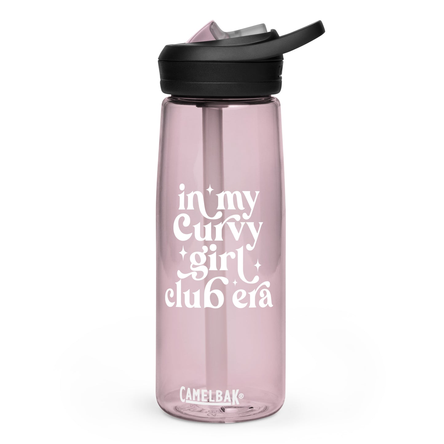 In My Curvy Girl Era Sports water bottle