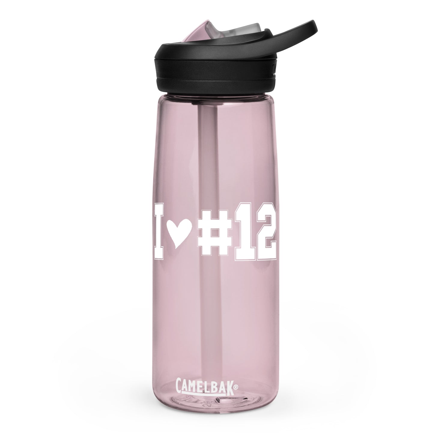 I <3 #12 Sports water bottle