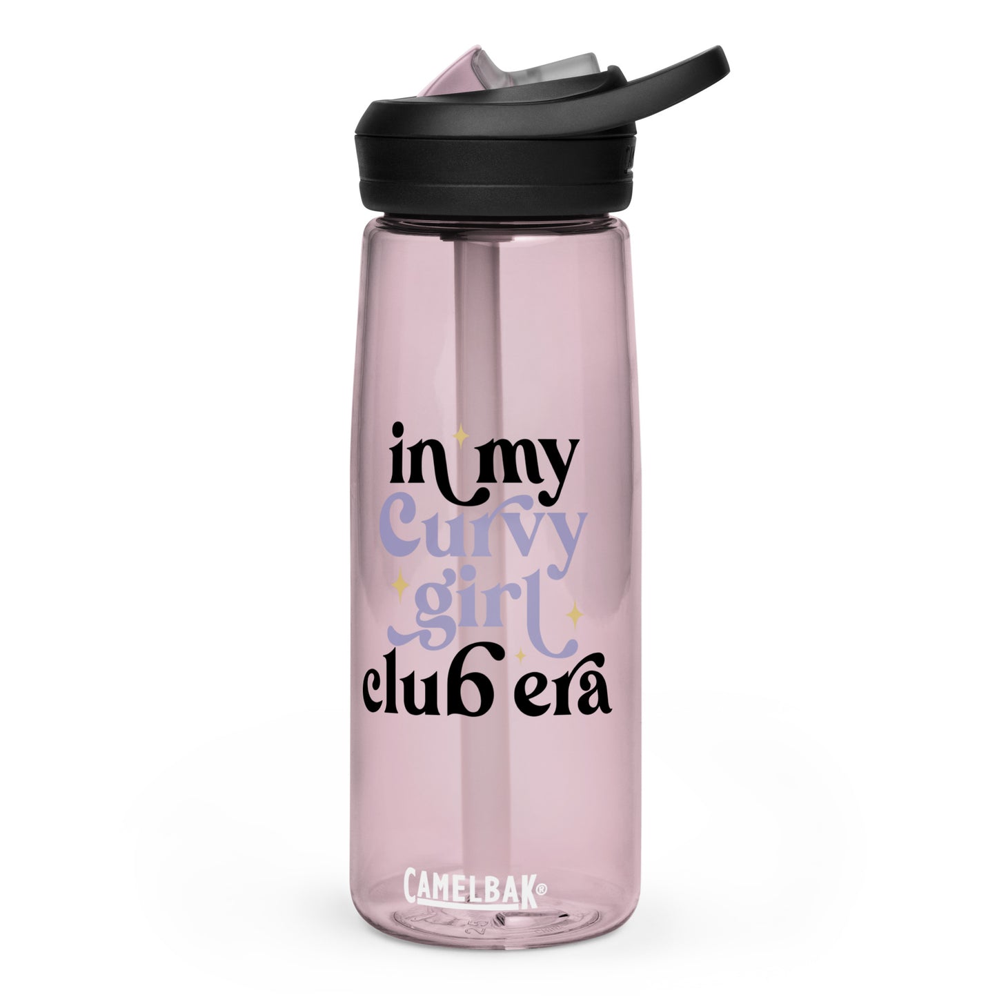 In My Curvy Girl Club Era Sports water bottle