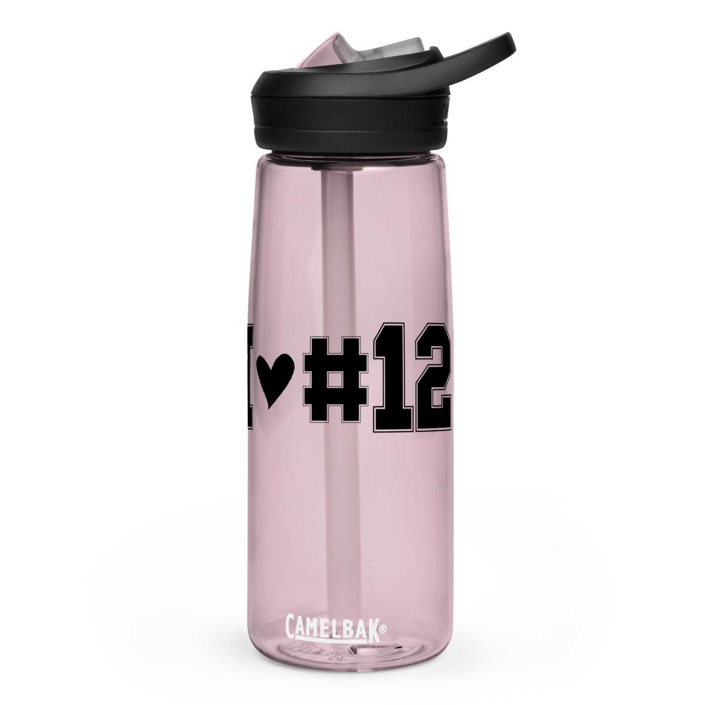 I <3 #12 Sports water bottle