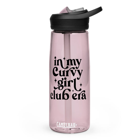 In My Curvy Girl Club Era Sports water bottle