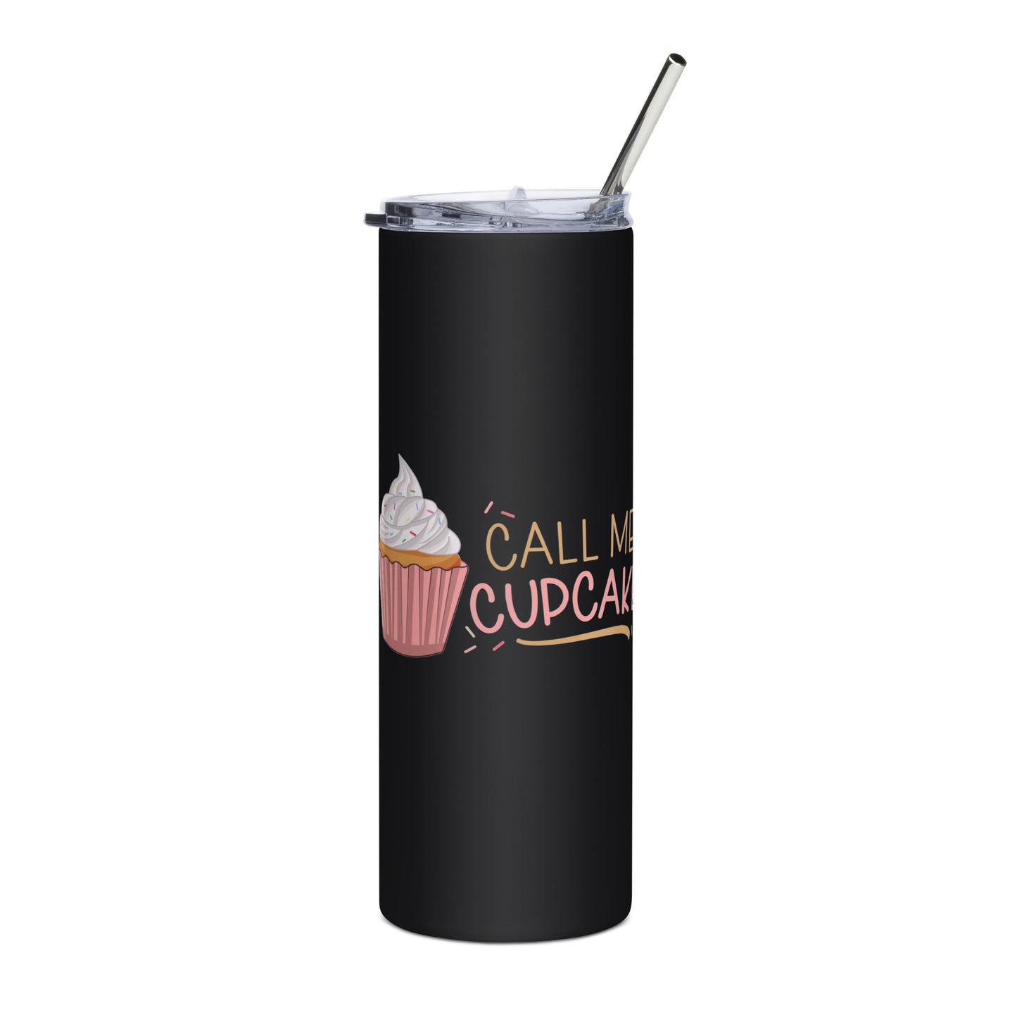 Call Me Cupcake Stainless steel tumbler