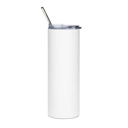 I <3 Quarterbacks Stainless steel tumbler