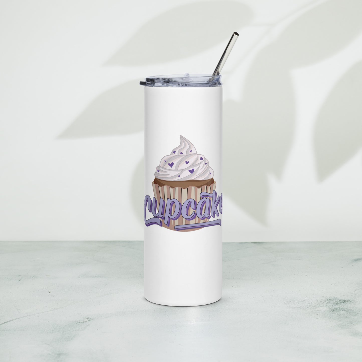 Cupcake Stainless steel tumbler