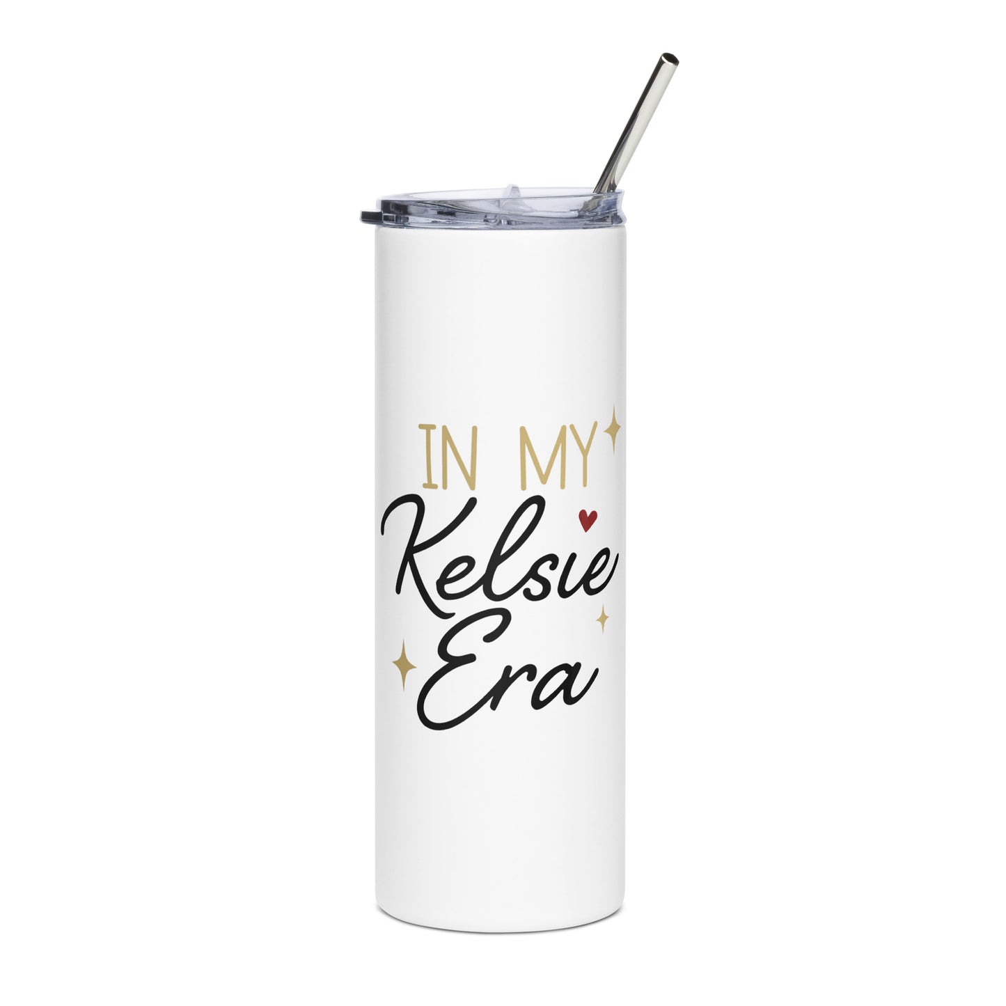 In My Kelsie Era Stainless steel tumbler