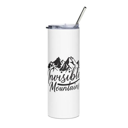 Invisible Mountains Stainless steel tumbler