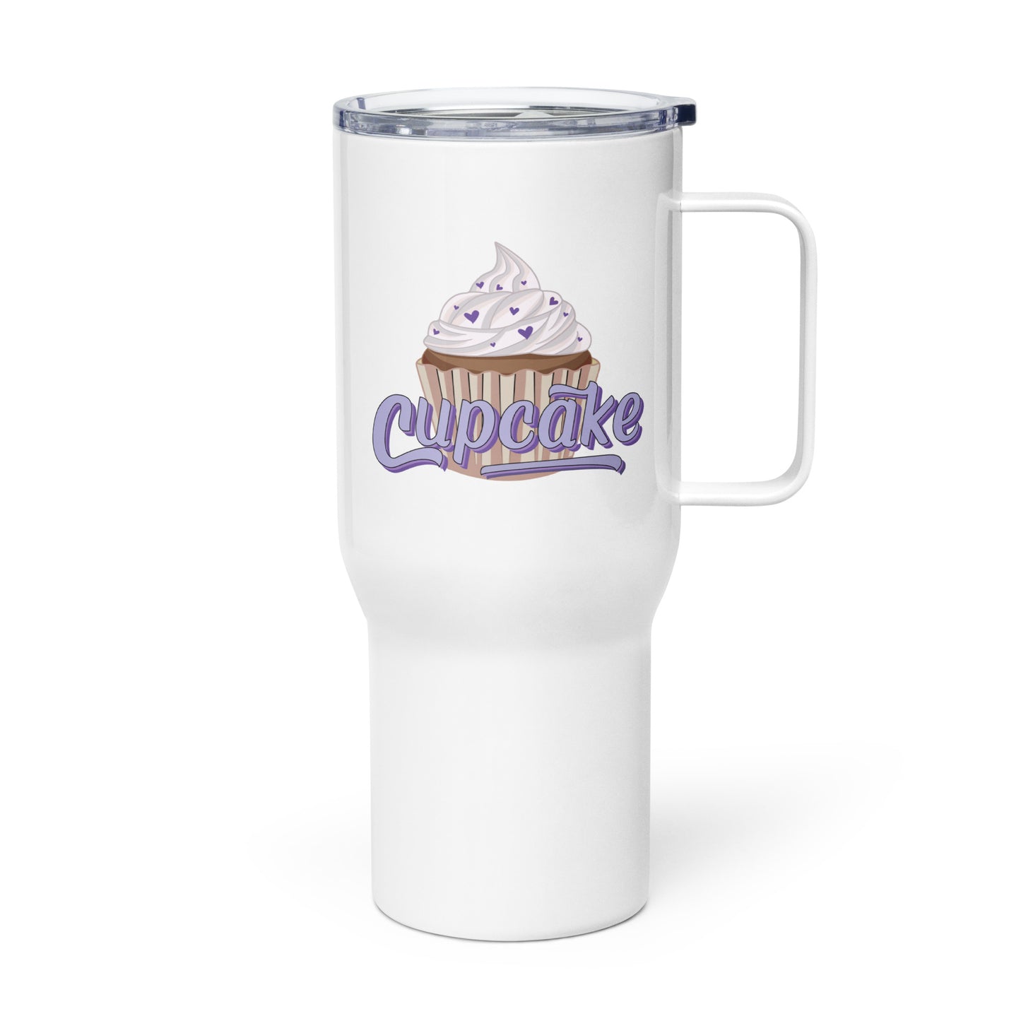 Cupcake Travel mug with a handle