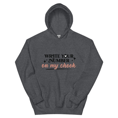 Write Your Number Unisex Hoodie