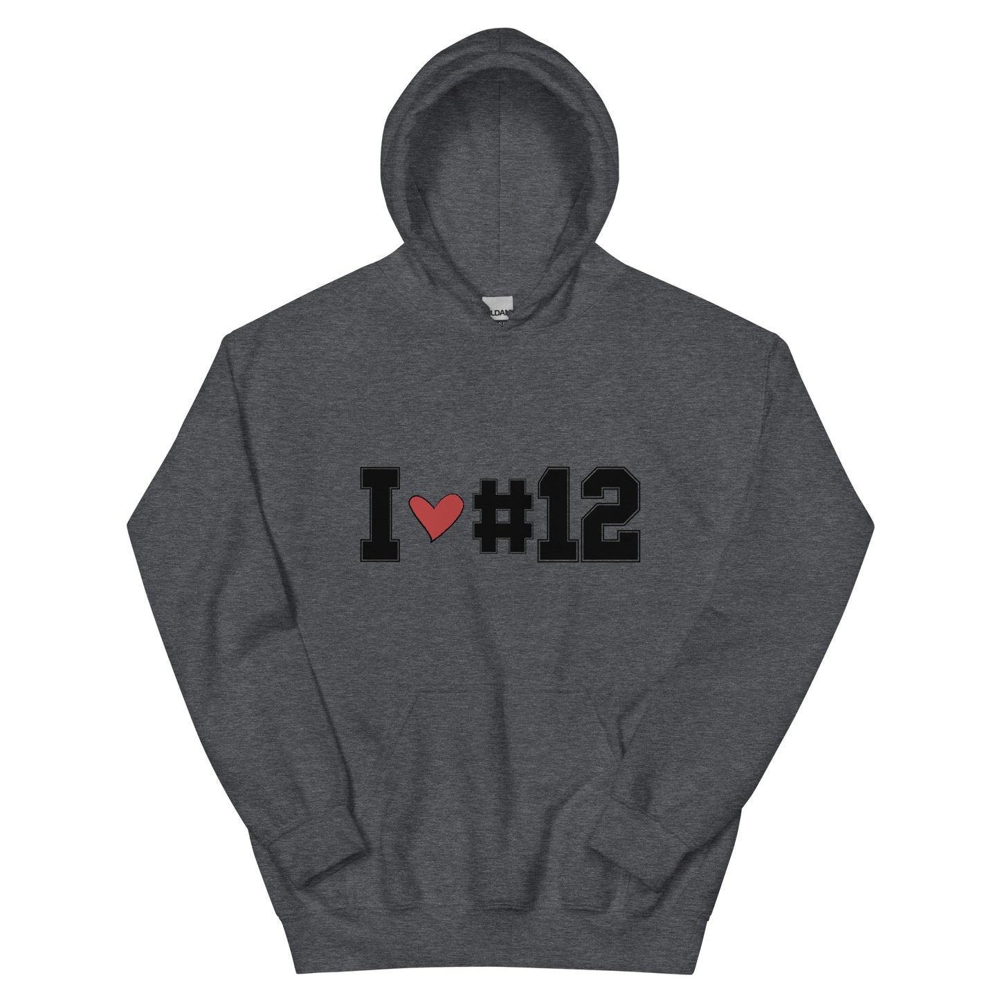 I <3 #12 Unisex Hoodie