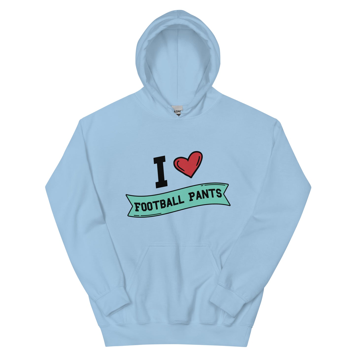 I <3 Football Pants Unisex Hoodie