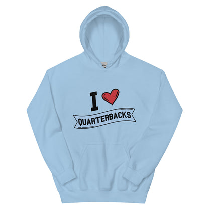 I <3 Quarterbacks Unisex Hoodie