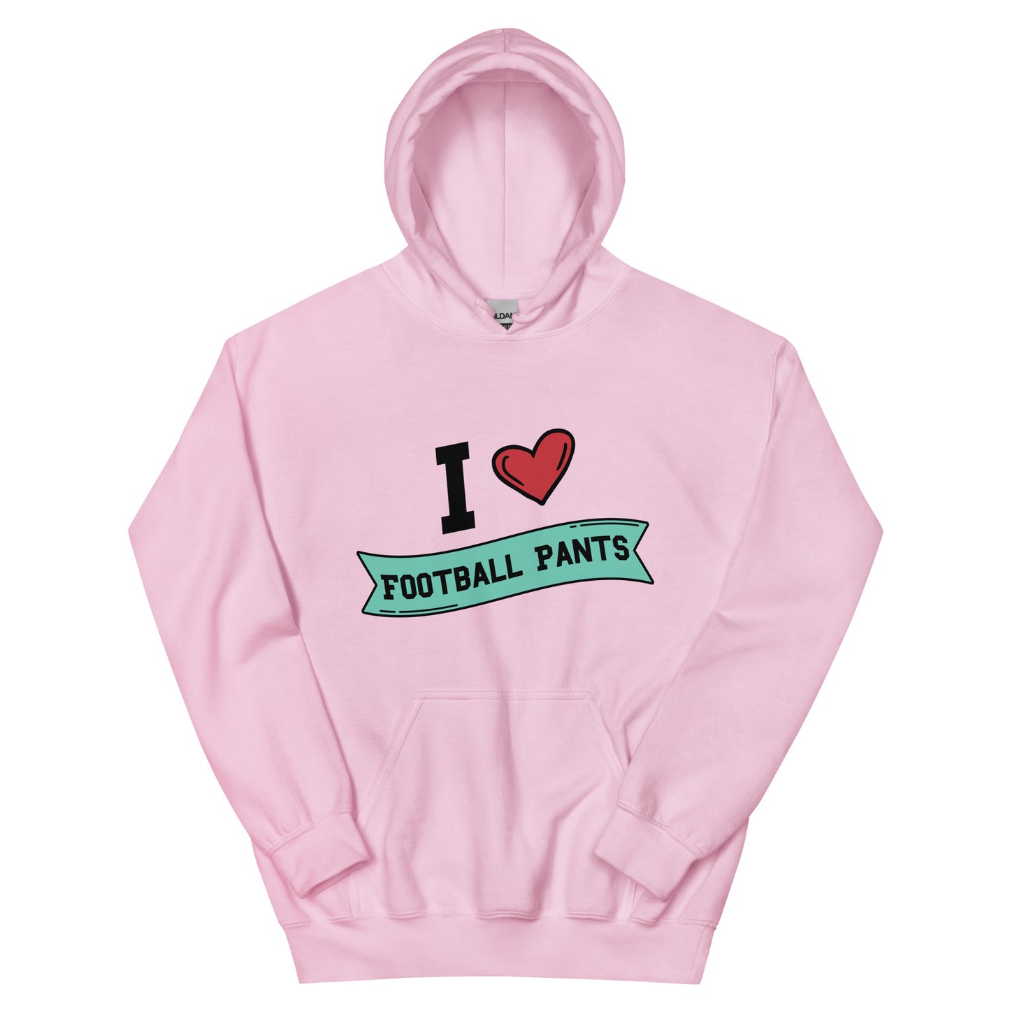 I <3 Football Pants Unisex Hoodie