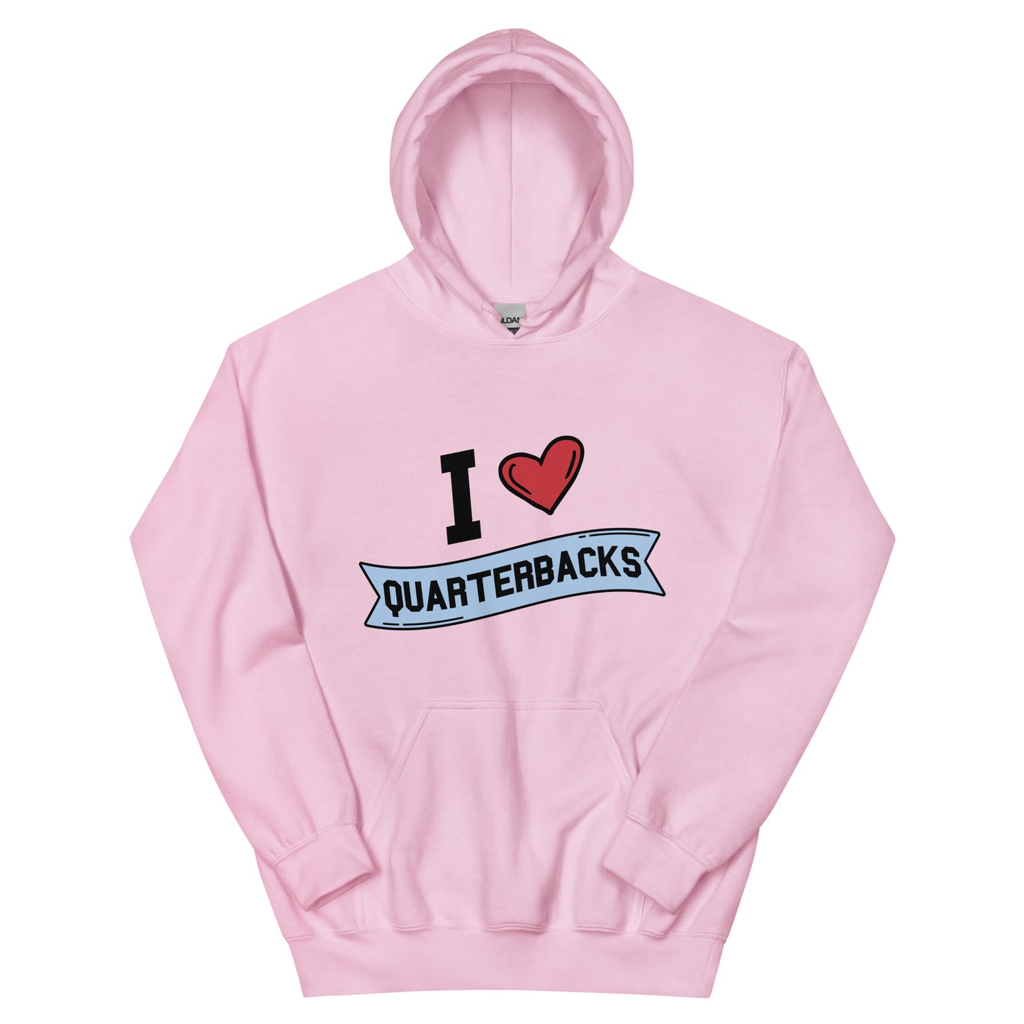 I <3 Quarterbacks Unisex Hoodie