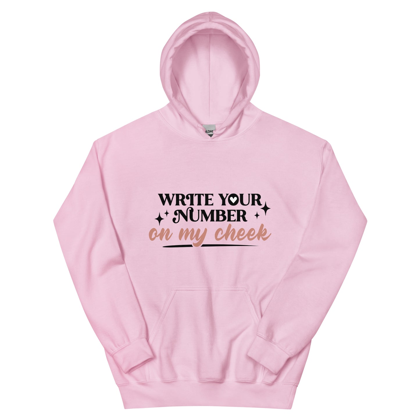 Write Your Number Unisex Hoodie