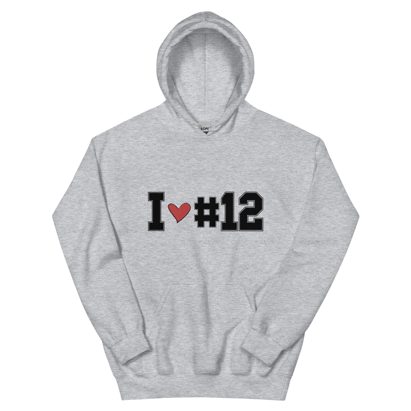 I <3 #12 Unisex Hoodie