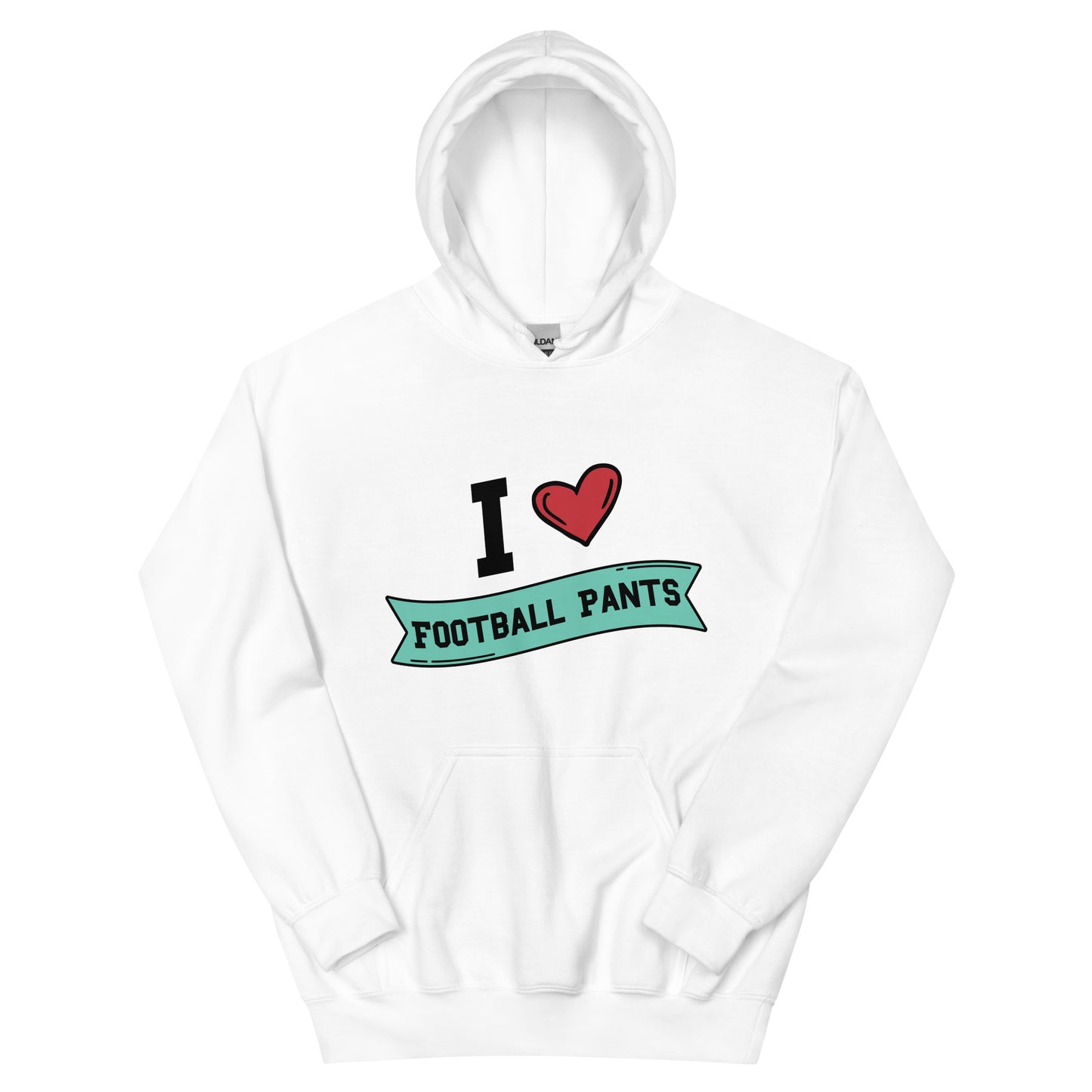 I <3 Football Pants Unisex Hoodie