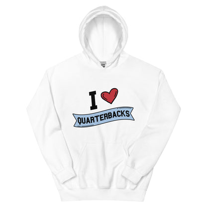 I <3 Quarterbacks Unisex Hoodie