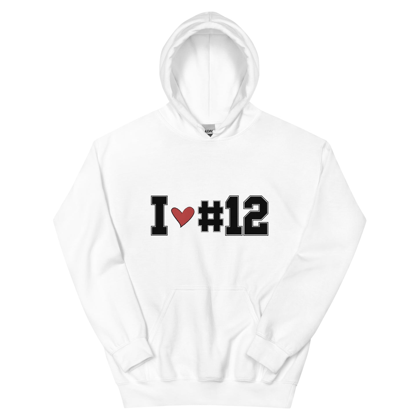 I <3 #12 Unisex Hoodie