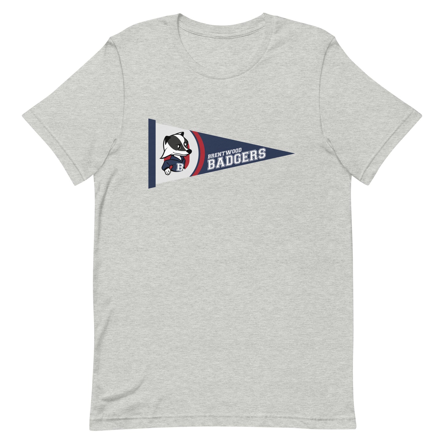 Brentwood Badgers Pennant Unisex t-shirt