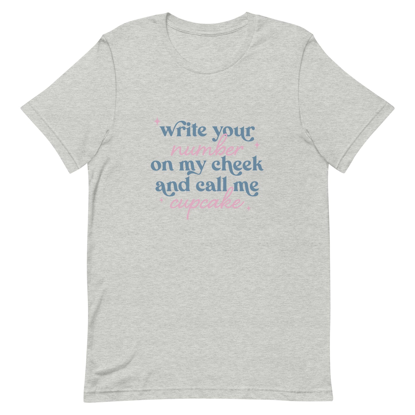 Write Your Number & Call Me Cupcake Unisex t-shirt