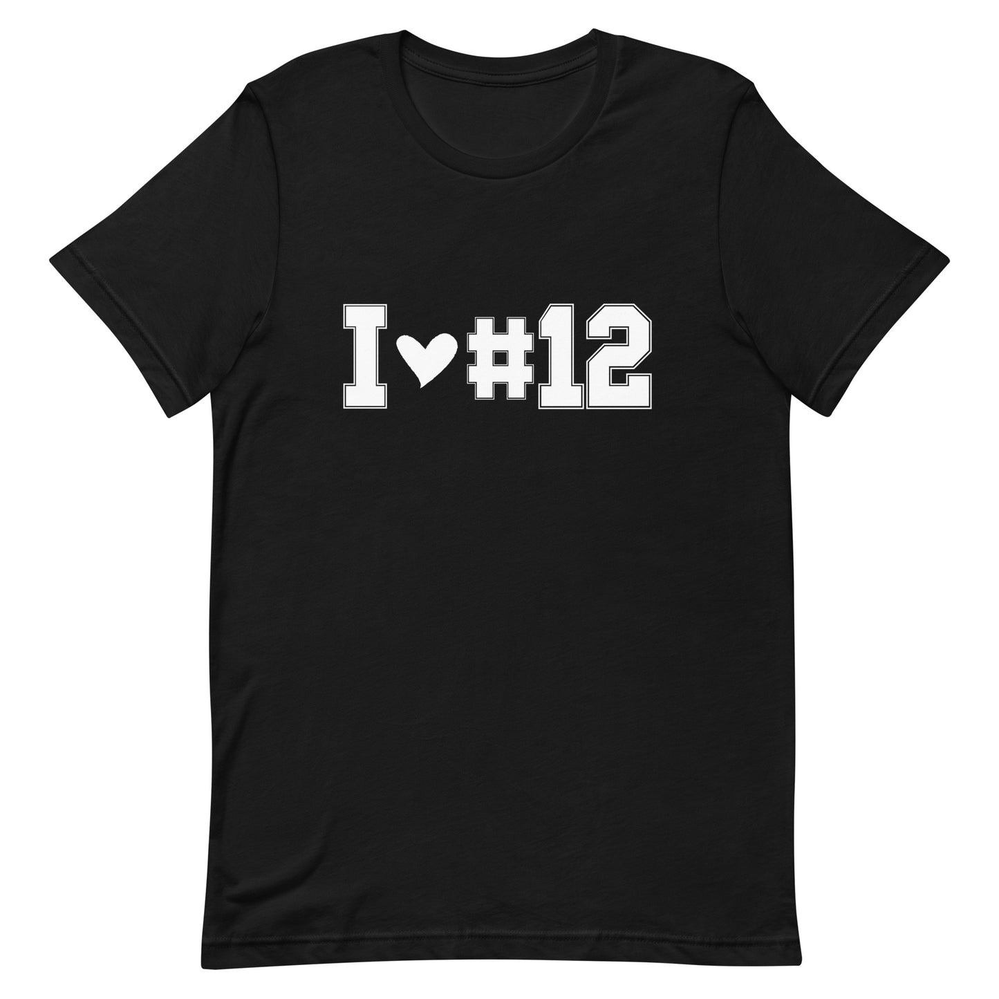 I <3 #12 Unisex t-shirt