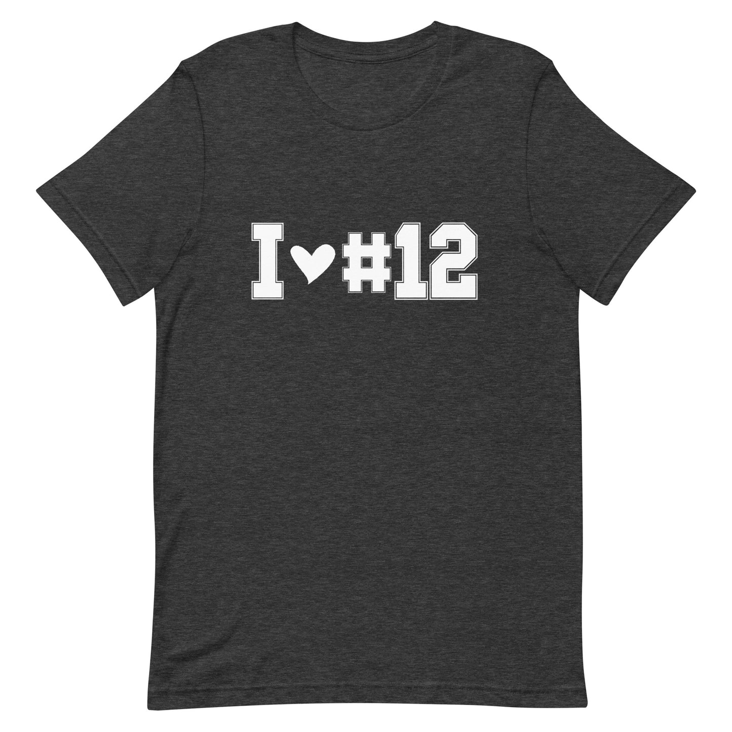 I <3 #12 Unisex t-shirt