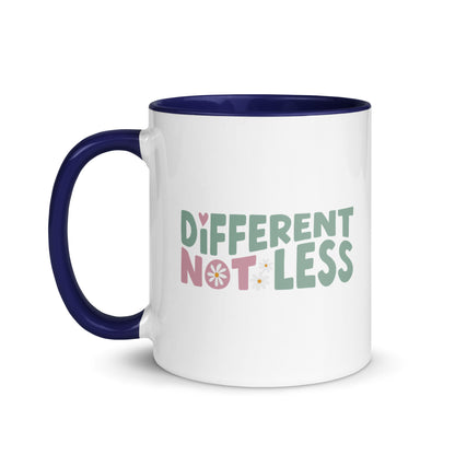 Different Not Less Mug with Color Inside