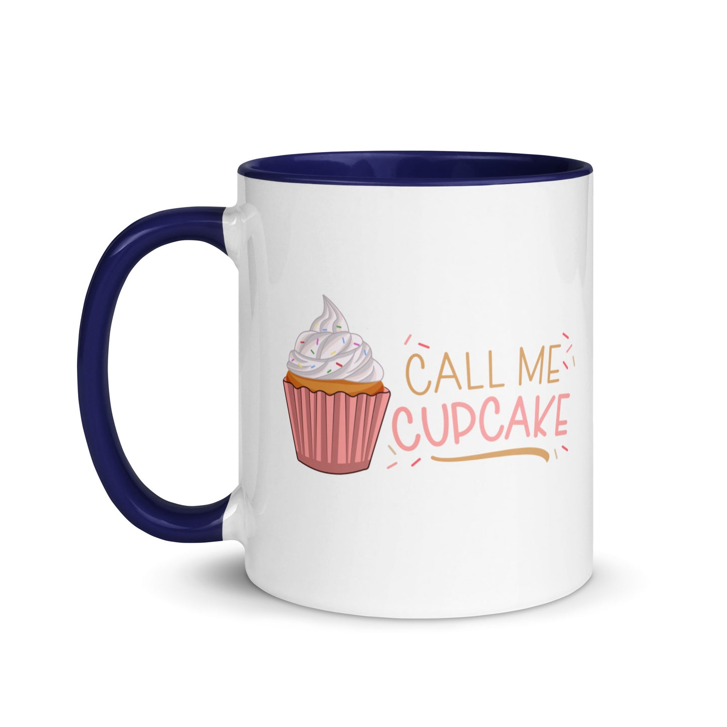 Call Me Cupcake Mug with Color Inside