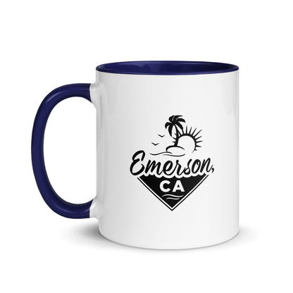 Emerson CA Mug with Color Inside