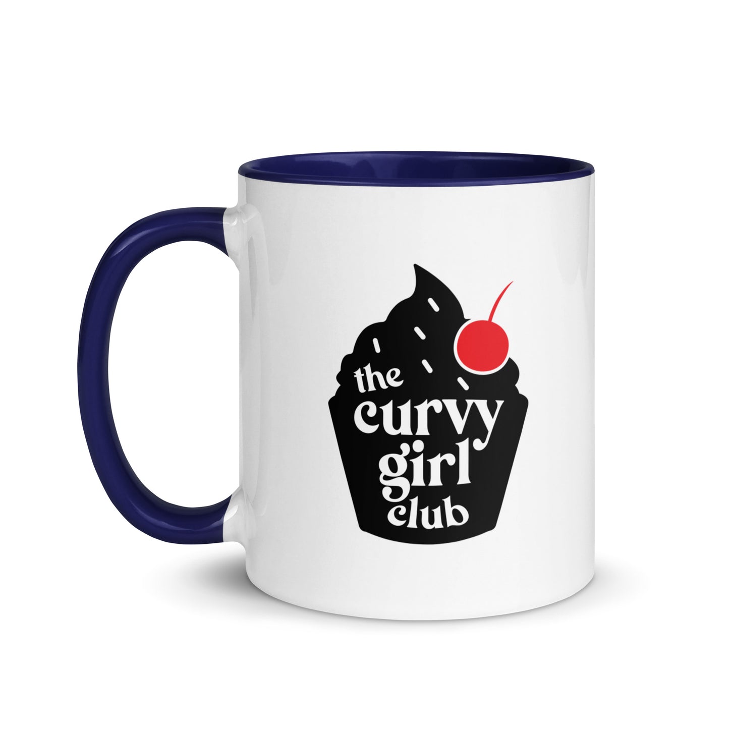 Curvy Girl Club Mug with Color Inside