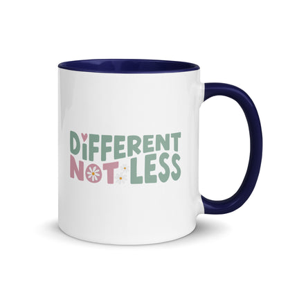 Different Not Less Mug with Color Inside