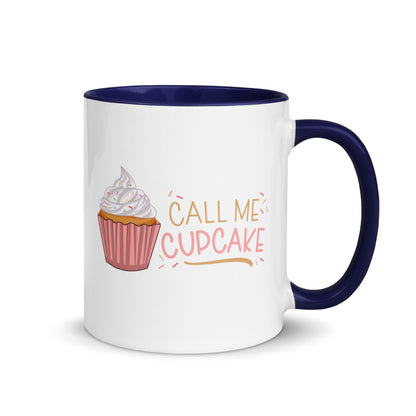 Call Me Cupcake Mug with Color Inside