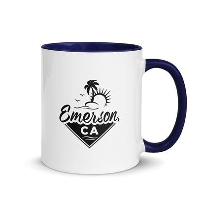 Emerson CA Mug with Color Inside