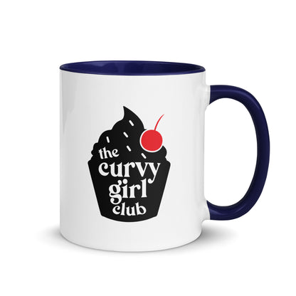 Curvy Girl Club Mug with Color Inside