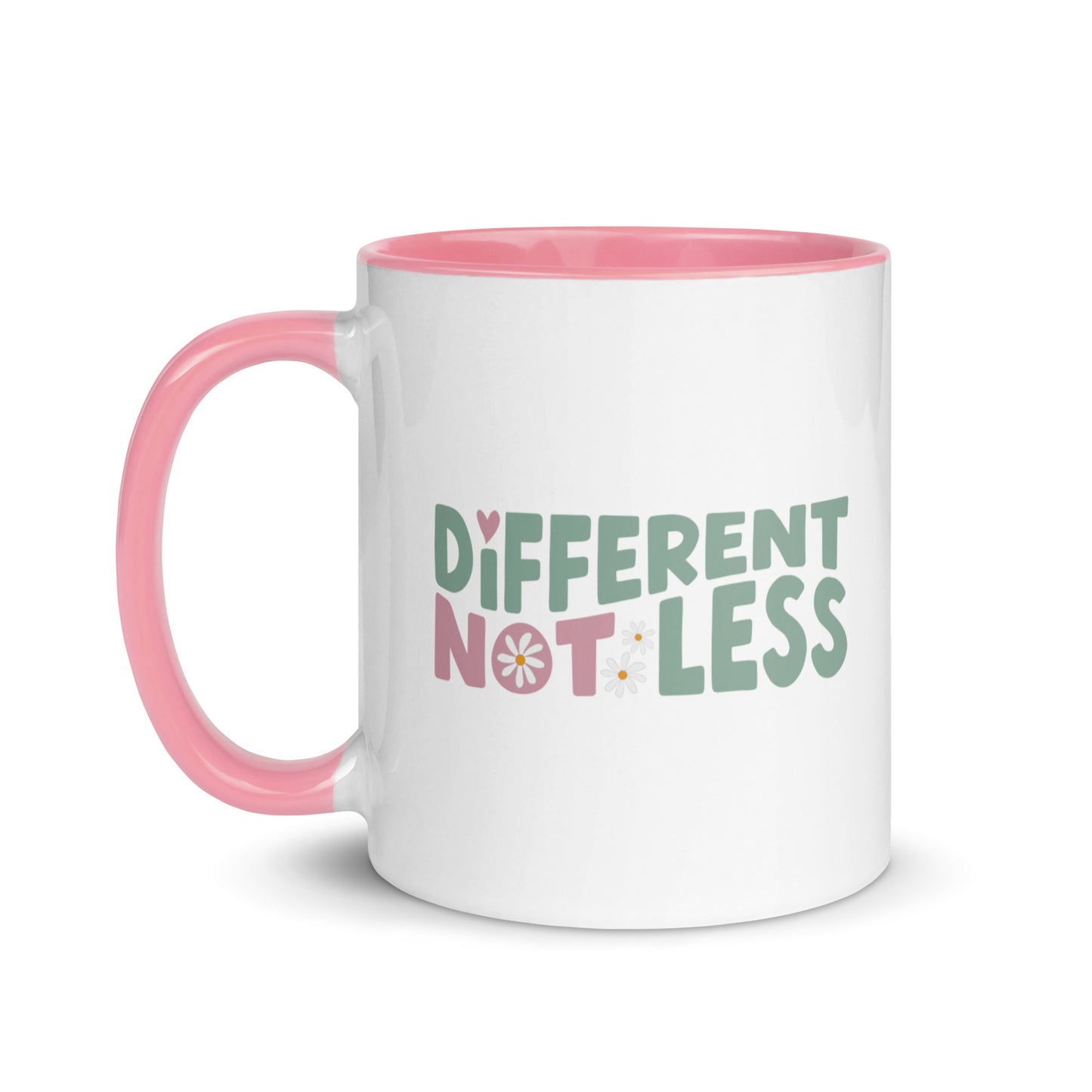 Different Not Less Mug with Color Inside