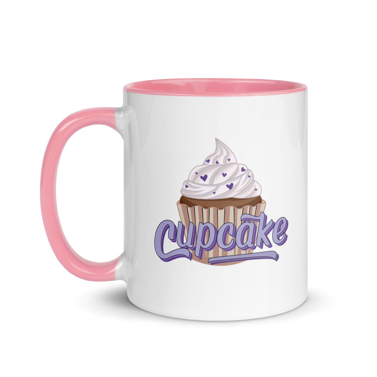 Cupcake Mug with Color Inside