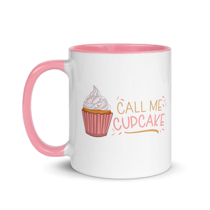 Call Me Cupcake Mug with Color Inside