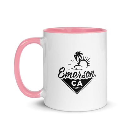 Emerson CA Mug with Color Inside