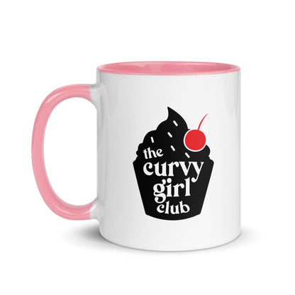 Curvy Girl Club Mug with Color Inside