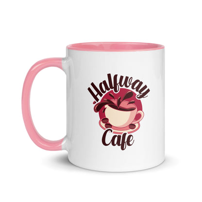 Halfway Cafe Mug with Color Inside