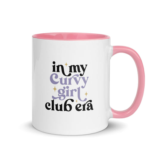 In My Curvy Girl Club Era Mug with Color Inside