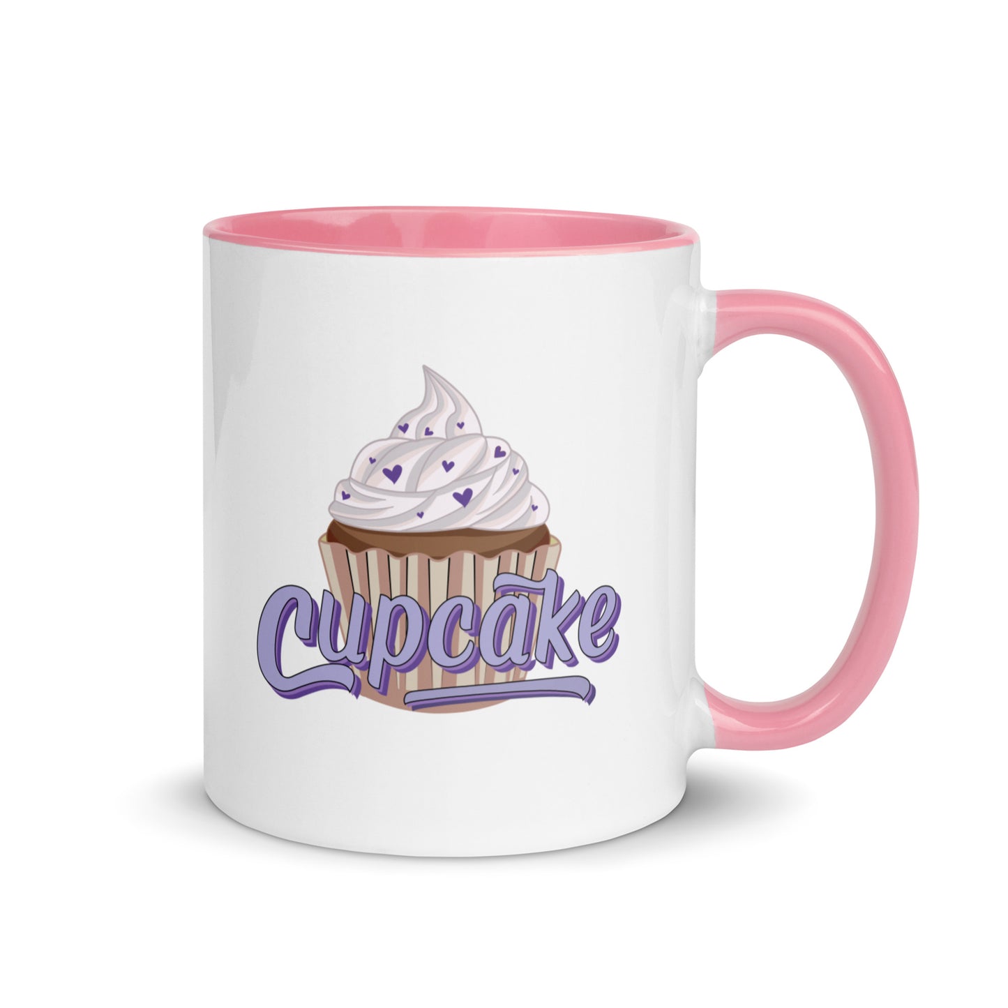 Cupcake Mug with Color Inside