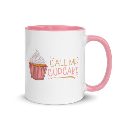 Call Me Cupcake Mug with Color Inside