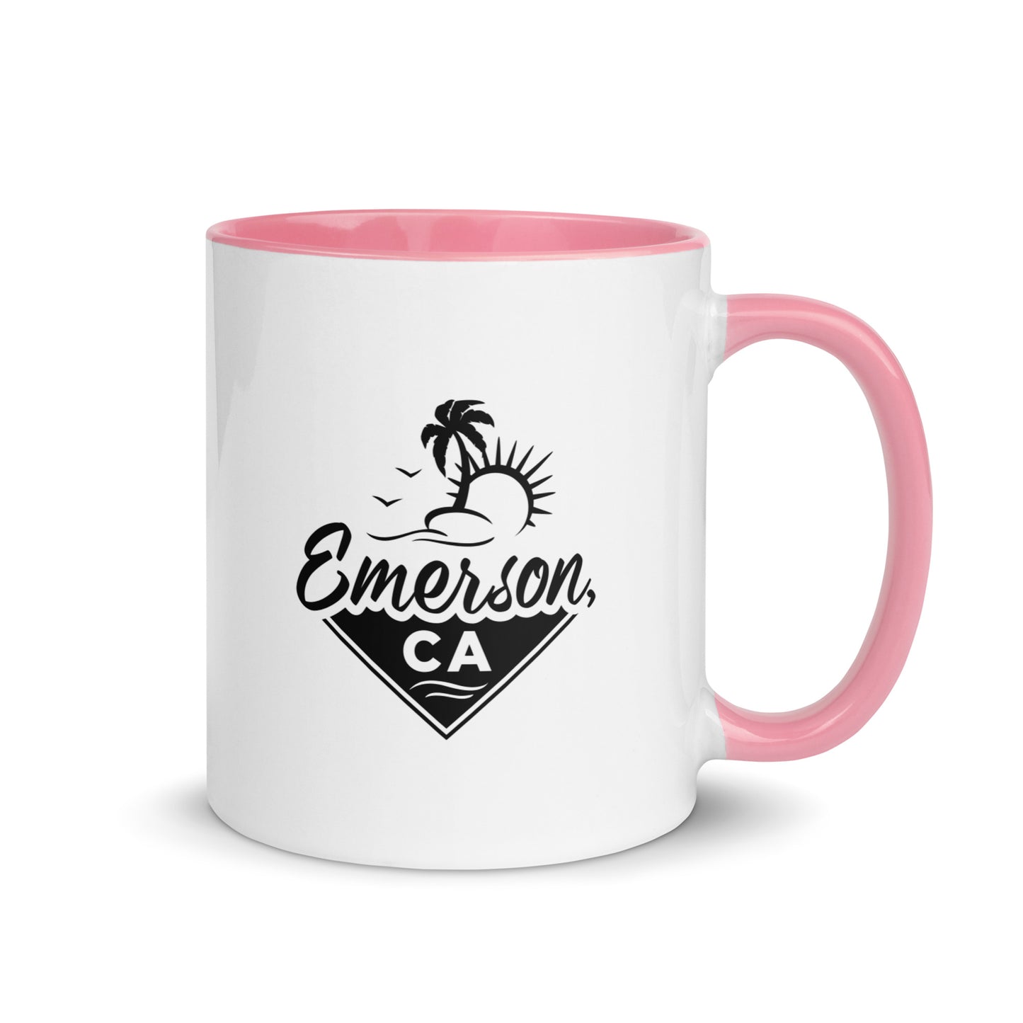 Emerson CA Mug with Color Inside