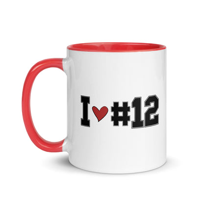 I <3 #12 Mug with Color Inside