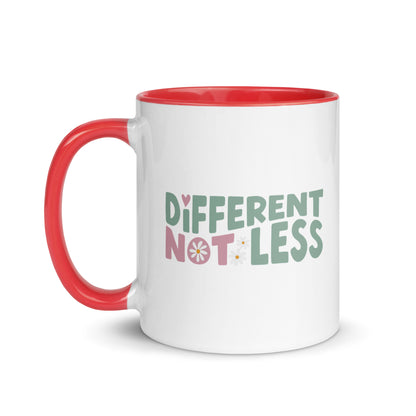 Different Not Less Mug with Color Inside