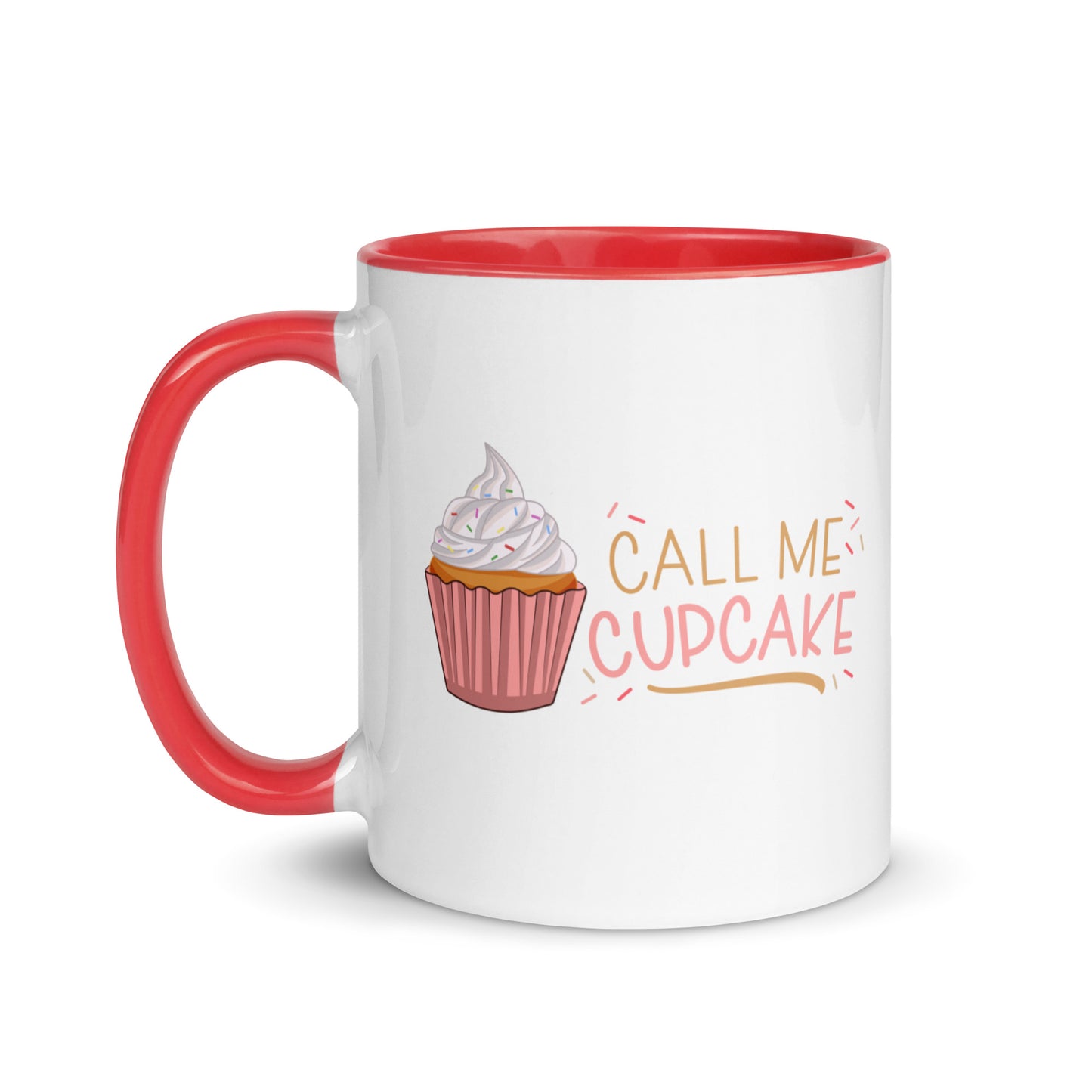 Call Me Cupcake Mug with Color Inside