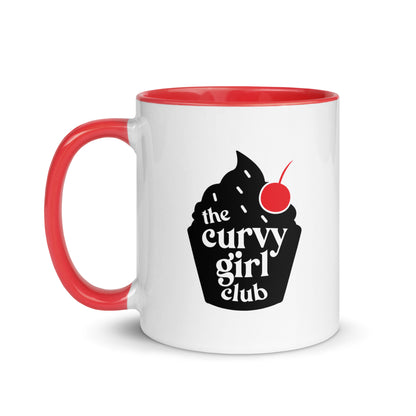 Curvy Girl Club Mug with Color Inside