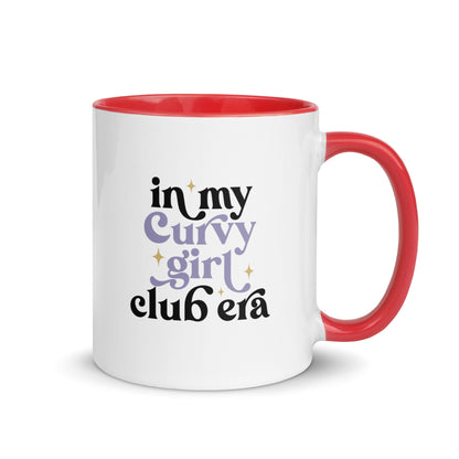 In My Curvy Girl Club Era Mug with Color Inside